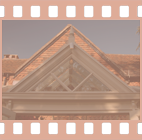 A Town and Country Conservatory with gable detail
