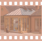 A Town and Country Conservatory built in oak
