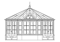 A Town and Country Conservatory front elevation